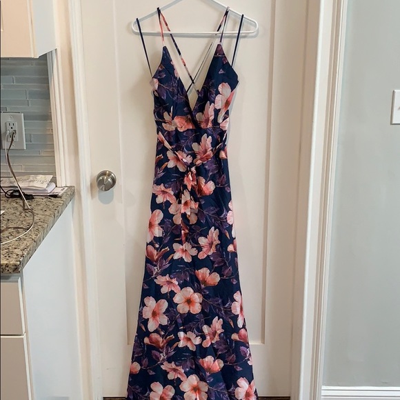 pink lily maxi dress